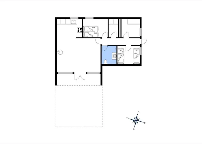 Holiday home Bv386-blavand-norballevej-51 Blavand